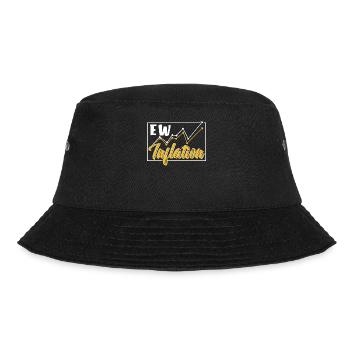 Inflation Humor Stagflation Gelddrucken - Bucket Hat - Schwarz - Vorne - Lela (165cm)