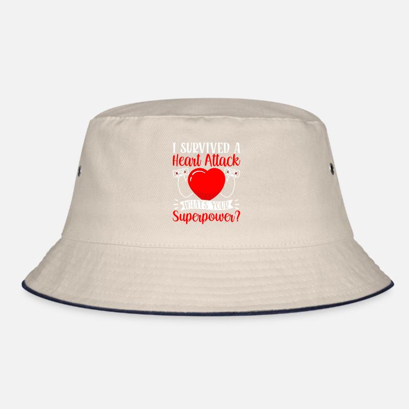 I survived a heart attack Bucket Hat