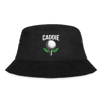 Caddie Golfing Profession Golfer Golfer - Bucket Hat - black - Front - Lela (165cm)