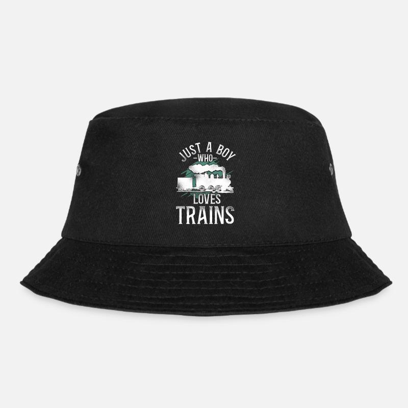 Steam Train Driver Trainspotting - Bucket Hat - Schwarz