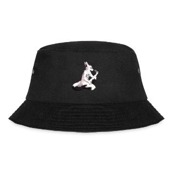 Akuma mit Maus - Bucket Hat - Schwarz - Vorne - Lela (165cm)