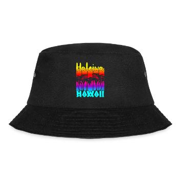 Haleiwa Hawaii - Bucket Hat - Schwarz - Vorne - Lela (165cm)