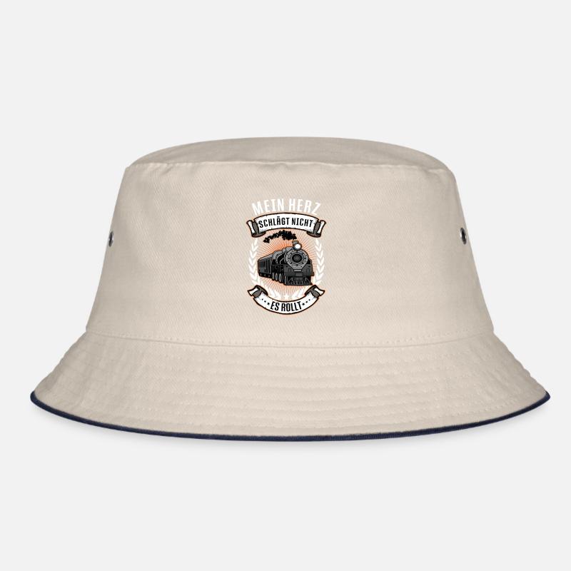 Modellbahn Eisenbahn Dampflok Modelleisenbahn Bucket Hat
