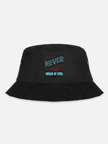 funny robotics engineer artificial intelligence - Bucket Hat - Schwarz