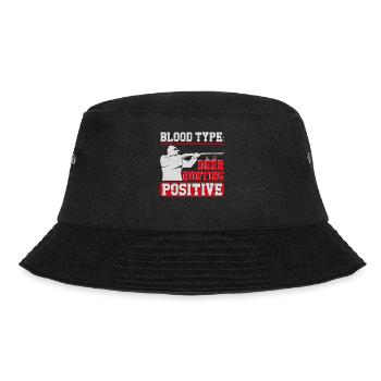 Buck Deer Hunting Hunter Blood - Bucket Hat - black - Front - Lela (165cm)