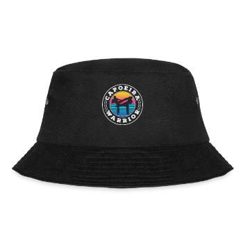 Capoeira Warrior Martial Arts Brazilian Hobby - Bucket Hat - black - Front - Lela (165cm)