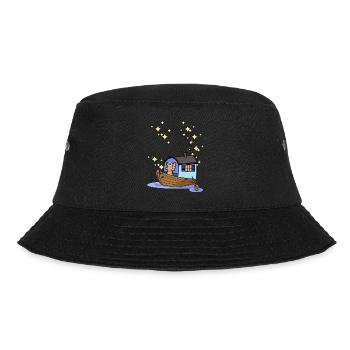 Ahoi Rowing Boat Boat Paddle Boat Sailboat Maritime - Bucket Hat - black - Front - Lela (165cm)