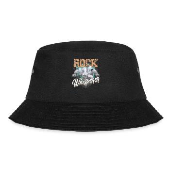 Rock Whisperer Geology Geology Student Geologist - Bucket Hat - black - Front - Lela (165cm)