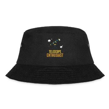 Telescope Enthusiast Space Stars Universe - Bucket Hat - black - Front - Lela (165cm)