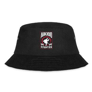 Aikido Fighter Martial Arts Martial Arts Lovers - Bucket Hat - black - Front - Lela (165cm)