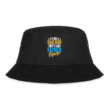 Es Ist Kein Dad Bod Es Ist Eine Vaterfigur Papa - Bucket Hat - Schwarz - Vorne - Lela (165cm)