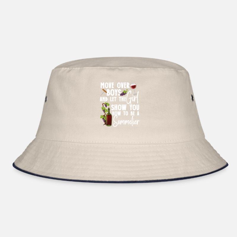 Sommelier Wine Drinking Tasting Bucket Hat
