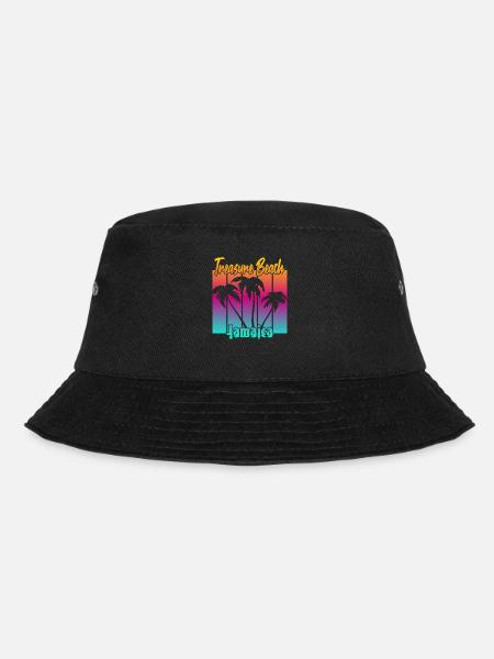 Treasure Beach Jamaica - Bucket Hat - Schwarz