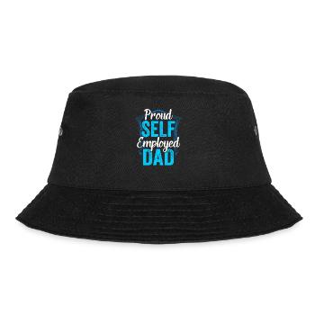 Stolzer Selbständiger Vater Selbstständig - Bucket Hat - Schwarz - Vorne - Lela (165cm)