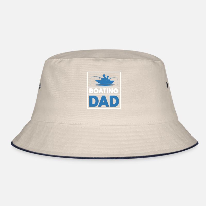 Bootfahrender Vater Yacht Schiff Boot Bootfahren Bucket Hat