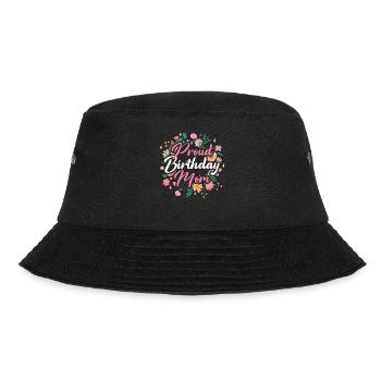 Stolze Geburtstags Mama Mutter Geburtstag Mami - Bucket Hat - Schwarz - Vorne - Lela (165cm)