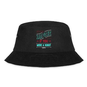 sci fi christmas pajama funny gift geek automatic - Bucket Hat - Schwarz - Vorne - Lela (165cm)