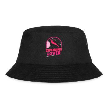 Ziplining lover zip line Sport Zipline - Bucket Hat - black - Front - Lela (165cm)