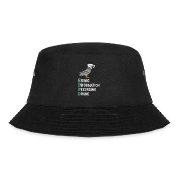 Birds Are Not Real - Bucket Hat - black - Front - Lela (165cm)