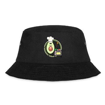 Avocado Cooking Hobby Chef Chef Chef's Hat Stove - Bucket Hat - black - Front - Lela (165cm)