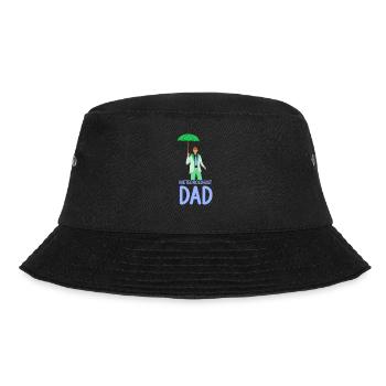 Meteorologe Papa Wettervorhersage Meteorologie - Bucket Hat - Schwarz - Vorne - Lela (165cm)