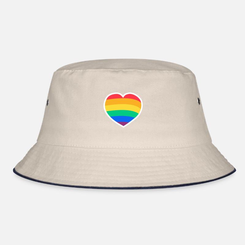 Pride heart Bucket Hat