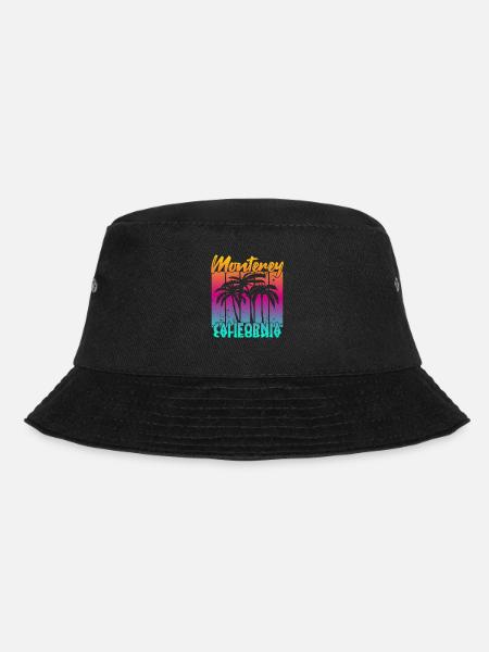 Monterey California - Bucket Hat - Schwarz
