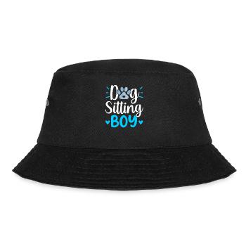 Dog Sitter Young Dog Sitting Dog Sitting Dog - Bucket Hat - black - Front - Lela (165cm)