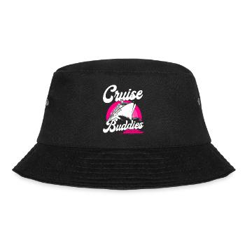Cruise Ship Vacation Friends Girl - Bucket Hat - Schwarz - Vorne - Lela (165cm)
