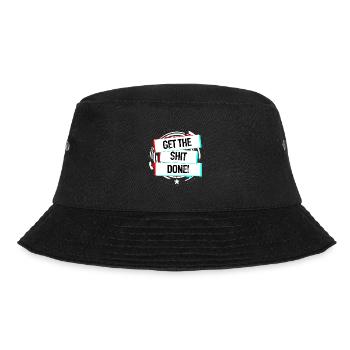Get The Shit Done! - Bucket Hat - black - Front - Lela (165cm)