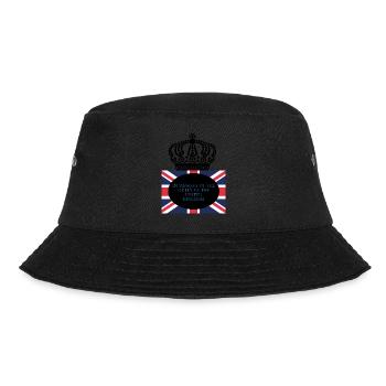In memory of the Queen of the United Kingdom. - Bucket Hat - Schwarz - Vorne - Lela (165cm)