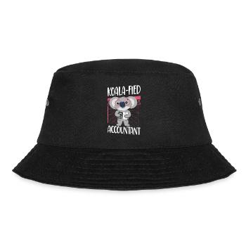 Accountant Bookkeeper Accounting - Bucket Hat - black - Front - Lela (165cm)