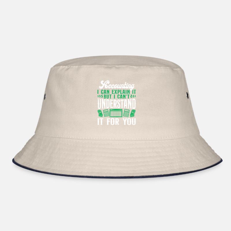 Accountant Bookkeeper Accounting Bucket Hat