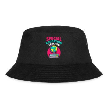 Lehrer Für Sonderpädagogik Beruf Sonderpädagoge - Bucket Hat - Schwarz - Vorne - Lela (165cm)