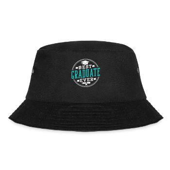 Best Graduate of All Time Graduated Graduates - Bucket Hat - black - Front - Lela (165cm)