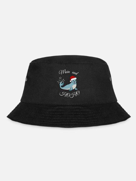 Christmas HOHO Seehund - Bucket Hat - Schwarz