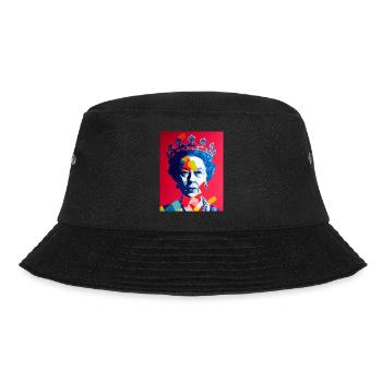 Image abstraite de la reine Elizabeth - Bob - noir - Devant - Lela (165cm)