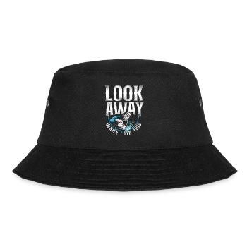 Welder Welding Vintage Look Away - Bucket Hat - Schwarz - Vorne - Lela (165cm)