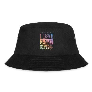 I Love X-mas Gifts - Bucket Hat - Schwarz - Vorne - Lela (165cm)