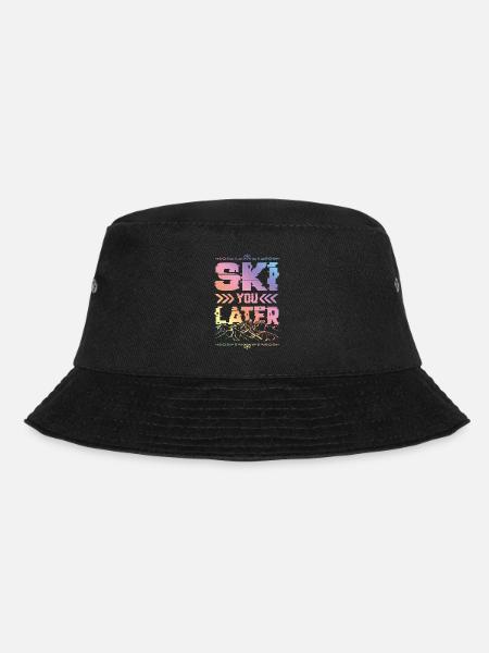 ski skiing - Bucket Hat - Schwarz