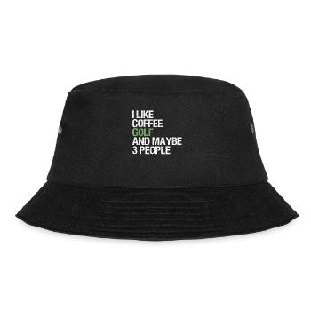 Golf Player Saying Gift Idea - Bucket Hat - black - Front - Lela (165cm)