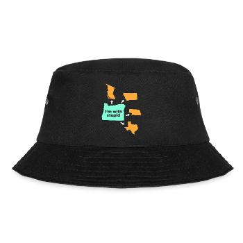 Lustiges Oregon Design für stolze Oregonianer - Bucket Hat - Schwarz - Vorne - Lela (165cm)