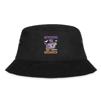 Koala Hexe Witching you a Happy Halloween - Bucket Hat - Schwarz - Vorne - Lela (165cm)