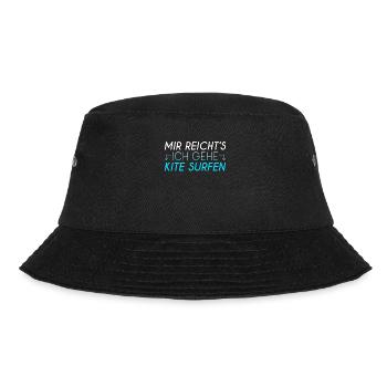 Kite surfen Spruch - Bucket Hat - Schwarz - Vorne - Lela (165cm)