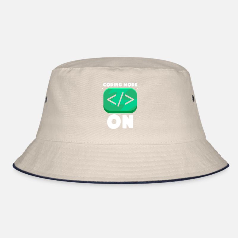 Programmiermodus Ein Programmierer Coding Coder Bucket Hat