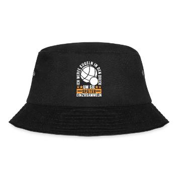 Boule Boulespieler - Bucket Hat - Schwarz - Vorne - Lela (165cm)