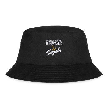 retirement sailing retirement plan sailor captain grandpa - Bucket Hat - black - Front - Lela (165cm)