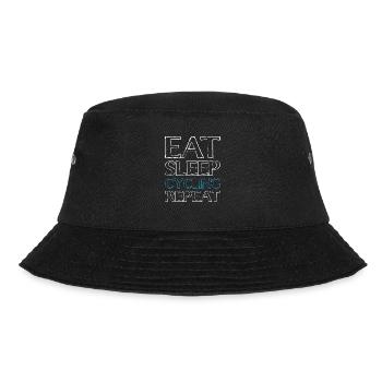 Eating Sleep Bike - Bucket Hat - black - Front - Lela (165cm)
