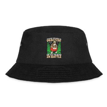 Schildkröte Karate Kampfsport Training MMA - Bucket Hat - Schwarz - Vorne - Lela (165cm)