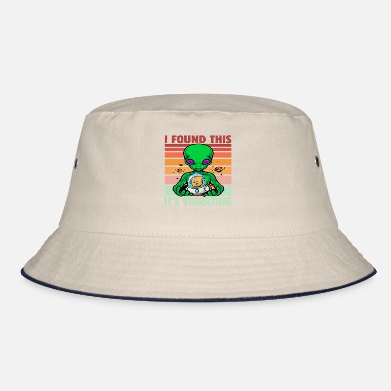 I found this it's vibrating Alien Bucket Hat